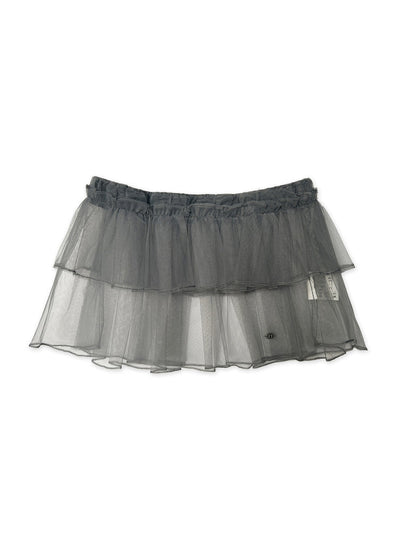 [MOROMORO] mesh bandage skirt
