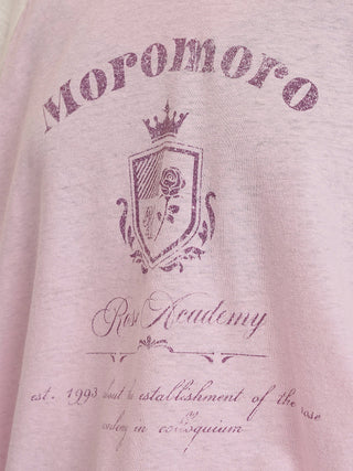 [MOROMORO] rose print top