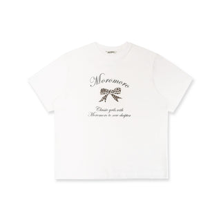 [MOROMORO] leopard print tee