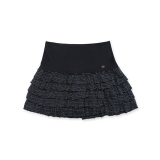[MOROMORO] striped suspender vest