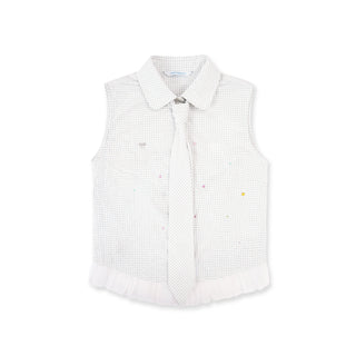 [MOROMORO] detachable sleeveless vest