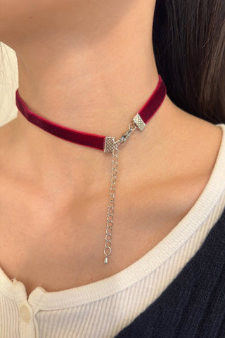 Ribbon Floral Chocker