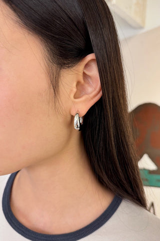 Thick Hoop Earrings