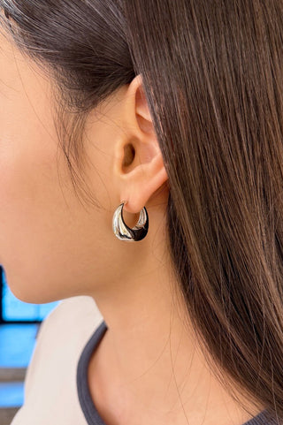 Thick Hoop Earrings
