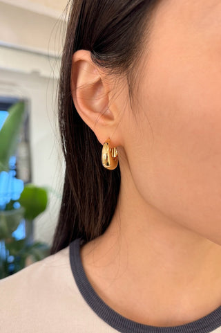 Thick Hoop Earrings
