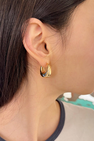 Thick Hoop Earrings