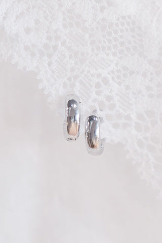 Sterling Silver Huggie Earrings