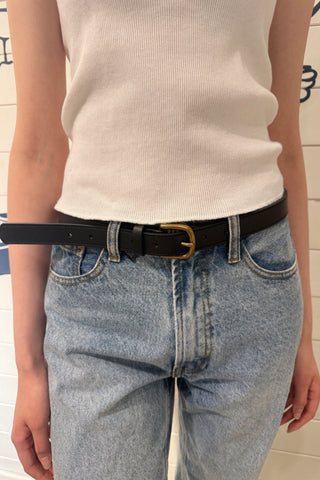Faux Leather Belt