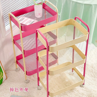 Pink 3-Layer Storage Shelf