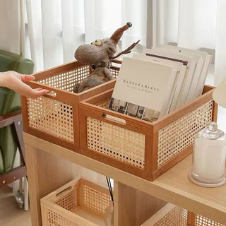 Retro Wood Storage Box