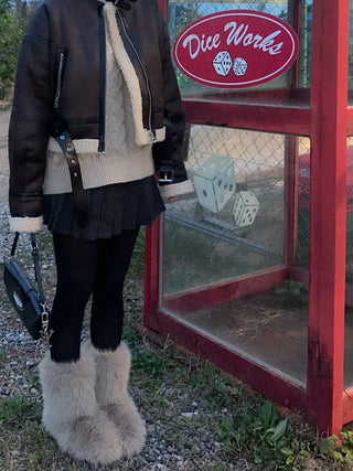 comfortable fur boots