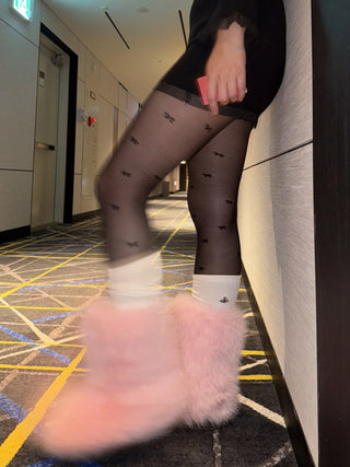 comfortable fur boots