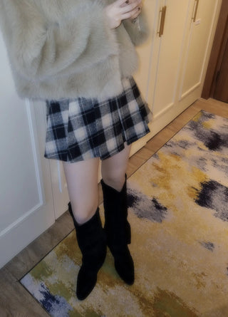 cropped fur jacket