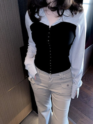 corset bustier blouse