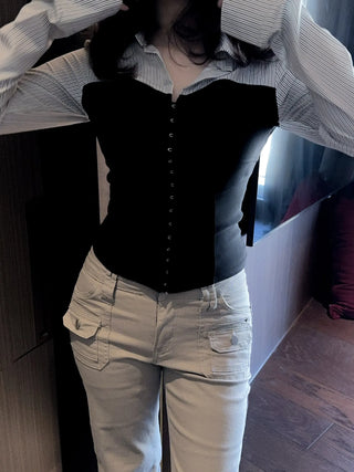 corset bustier blouse
