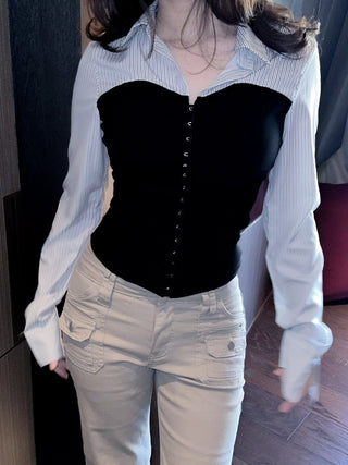 corset bustier blouse