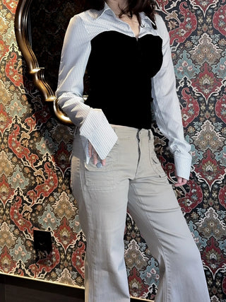 corset bustier blouse