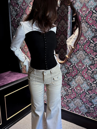 corset bustier blouse