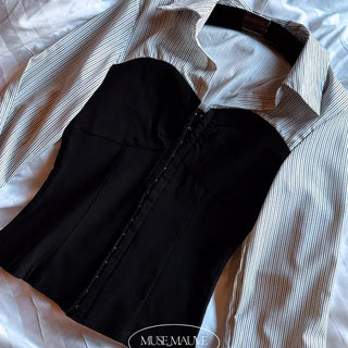 corset bustier blouse