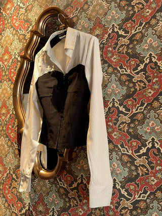corset bustier blouse