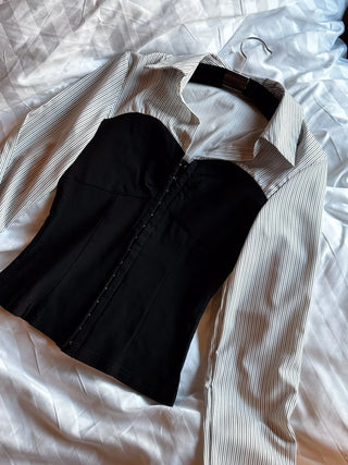 corset bustier blouse