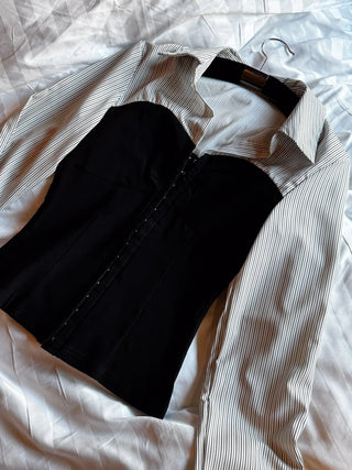 corset bustier blouse