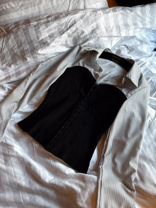 corset bustier blouse