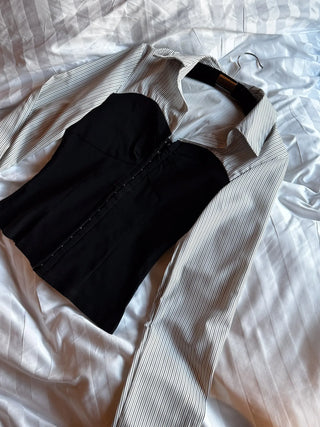 corset bustier blouse