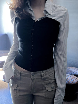 corset bustier blouse