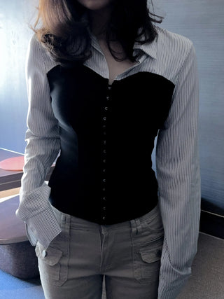 corset bustier blouse