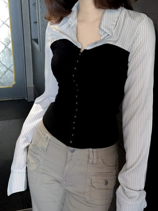 corset bustier blouse