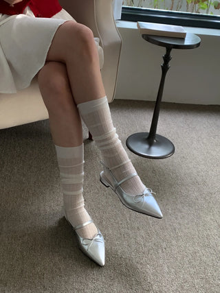 silver Mary Jane