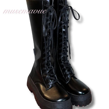 chunky walker boots