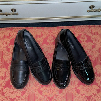 basic penny loafers