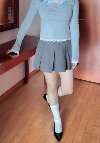 silver stiletto flats