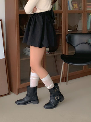 vintage buckle boots