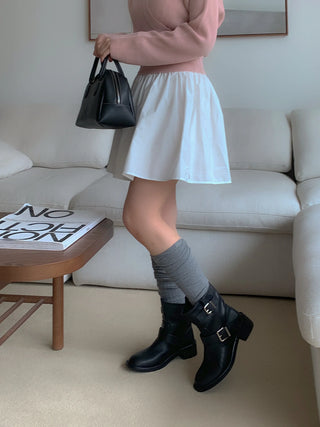 vintage buckle boots