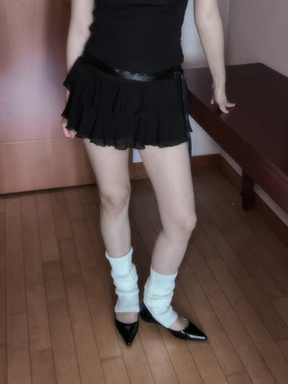 enamel stiletto flats