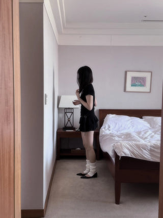 enamel stiletto flats