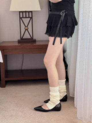 enamel stiletto flats