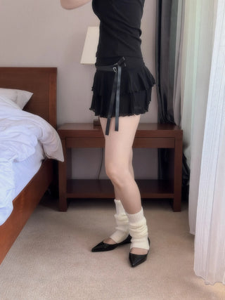 enamel stiletto flats