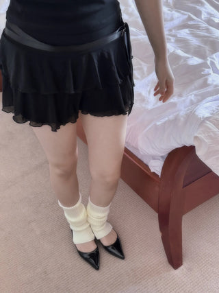 enamel stiletto flats