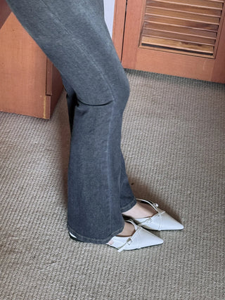 slingback flat shoes