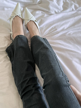 slingback flat shoes