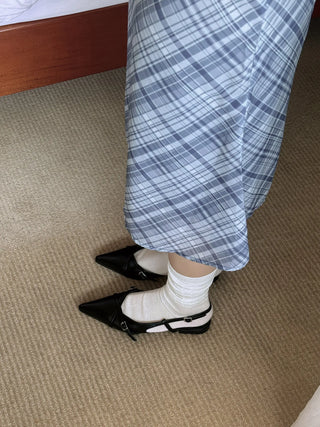 slingback flat shoes