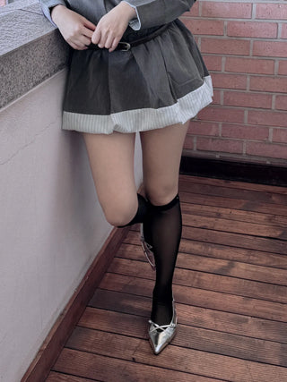 stiletto strap flats