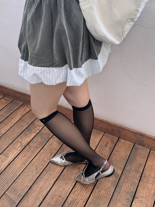 stiletto strap flats