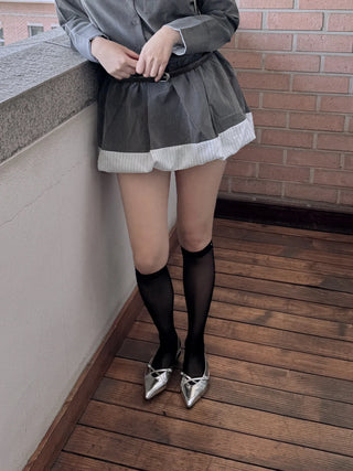 stiletto strap flats