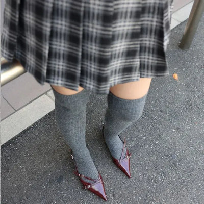 kitten heel slingback