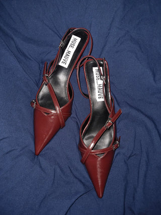 kitten heel slingback